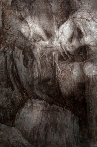 alyssa monks, Origin, 2015, oil on linen, 72 x 48 inches