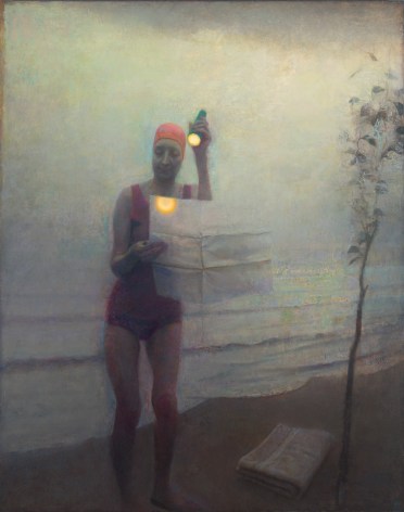 Paul Fenniak Lost Bather, 2023-24 oil on canvas 50 x 40 inches