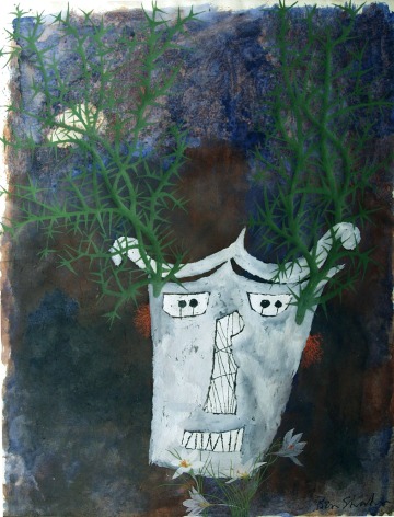Ben Shahn, Branches of Water or Desire, 1965, gouache and watercolor on paper, 26 1/2 x 21 inches