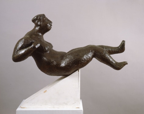 hugo robus, Girl on a Swing, 1944, bronze, 26 x 34 x 14 1/2 inches, Unique