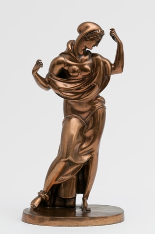 Elie Nadelman, Femme Drap&eacute;e, 1912, cast c. 1925, polished bronze, 22 1/4 h x 11 1/2 w x 8 d inches