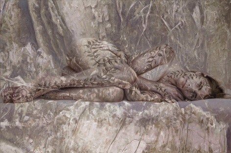 Alyssa Monks, Persistence (SOLD), 2017, oil on linen, 32 x 48 inches