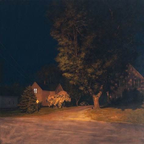 Linden Frederick Midnight (SOLD), 2009, oil on linen, 40 x 40 inches