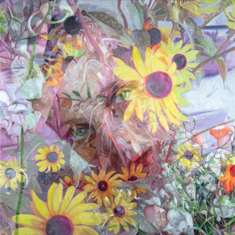 Alyssa Monks, Wane, 2020, oil on linen, 36 x 36 inches