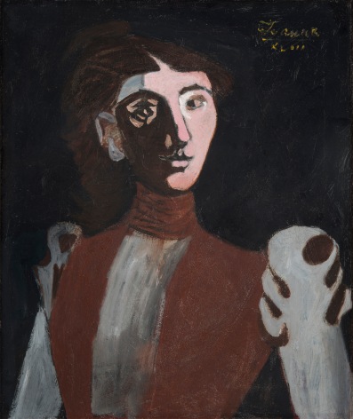 john graham, Portrait of a Woman, 1943, oil on canvas, 24 3/8 x 20 3/8 inches
