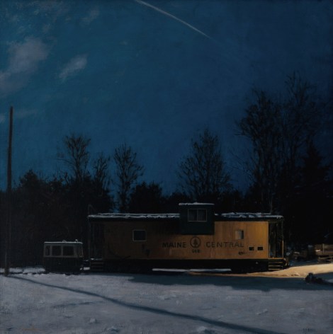 Linden Frederick, Terminus (SOLD), 2011, oil on linen, 20 x 20 inches