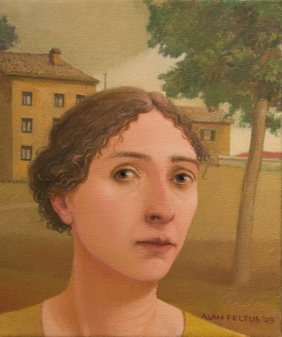 alan feltus, Teresa, 2009, oil on canvas, 12 x 10 inches
