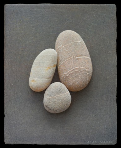 Alan Magee, Triplet, 2025, acrylic on panel, 10 x 8 inches