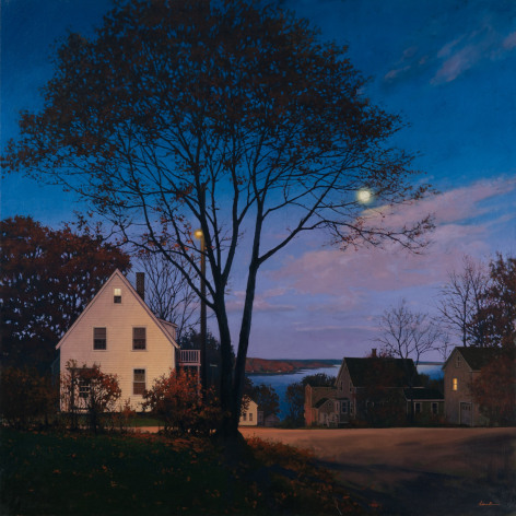 Linden Frederick Attic (SOLD), 2010, oil on linen, 40 x 40 inches