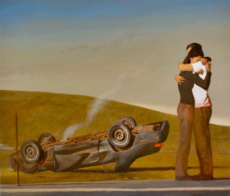 Bo Bartlett, A Miraculous Outcome, 2008, oil on linen, 76 x 90 inches