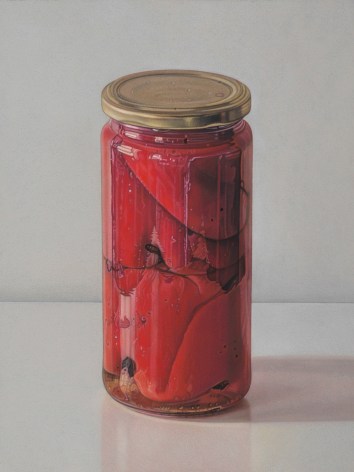 jane lund, Peppers, 2013, pastel on paper, 8 1/2 x 11 1/8 inches