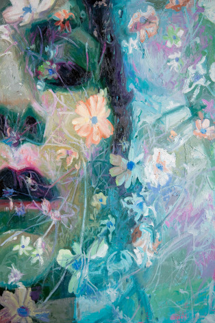 Alyssa Monks, Aerosol, 2020, oil on panel, 18 x 12 inches