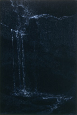 Craig McPherson Waterfall 3, 2001 pastel on paper 60 x 40 inches