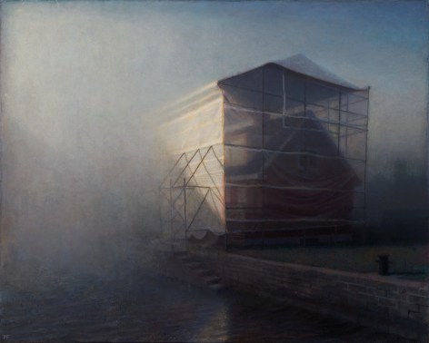 Paul Fenniak House by the Water, 2022 oil on canvas 32 x 40 inches
