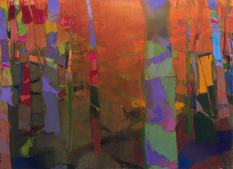 brian rutenberg, Pour (SOLD), 2014, oil on linen, 60 x 82 inches