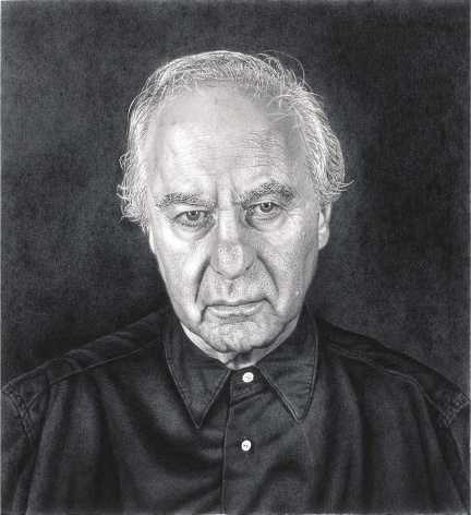 james valerio, Self-Portrait, 2012, charcoal on paper, 22 x 24 inches (image), 27 x 29 inches (paper)