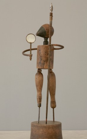 Alan Magee, Improbable Monument, 2009, mixed media, 14.75 x 5 x 5.5 inches