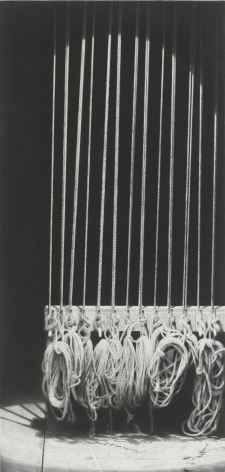 craig mcpherson, Hemp Lines I, 2011-12, drypoint and mezzotint, 23 5/8 x 11 3/8 inches