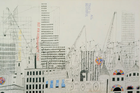 Ben Shahn, All That is Beautiful, 1965, hand colored silk-screen, 26 1/2 x 38 3/4 inches