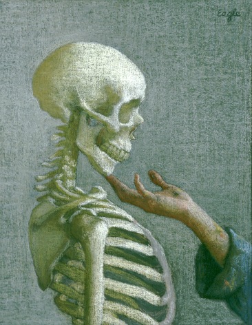 Ellen Eagle, The Elements of Portraiture, 2002, pastel on pumice board, 7 1/2 x 6 inches