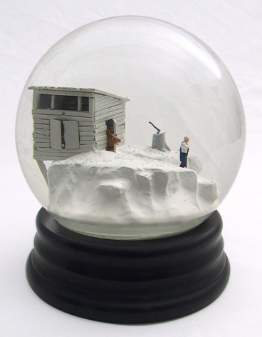 Walter Martin &amp; Paloma Munoz, Traveler CLXXVI (176), 2012, glass, wood, water and plastic, 9 x 6 x 6 inches