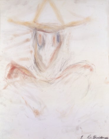Susan Rothenberg, Self-Portrait, 1983, pastel on paper, 17 1/4 x 13 1/2 inches