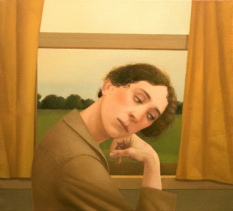alan feltus, Traveller, 2008, oil on canvas, 20 x 22 inches