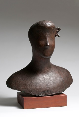 Elie Nadelman, Bust of a Woman, 1926&ndash;27, galvano plastique, 21 1/4 h x 20 1/2 w x 12 1/2 d inches