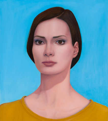 william beckman, Young Woman, 2013, oil on panel, 20 x 18 inches