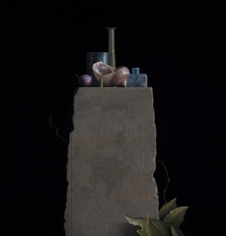 G. Daniel Massad, Meninx, 2020, pastel on paper, 21 1/2 x 21 inches