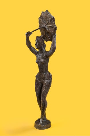 Chaim Gross, Tightrope Dancer, 1974, bronze, 63 x 16 1/2 x 14 1/2 inches, Edition of 4
