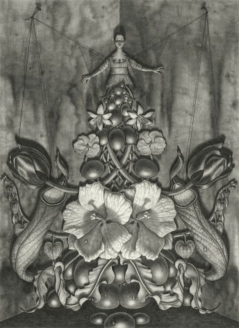 Maria Tomasula We Eat the Sun, 2018 graphite on paper 22 x 16 inches