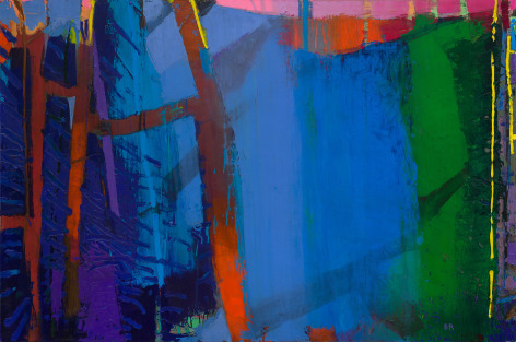 Brian Rutenberg Shade, 2021 oil on linen 40 x 60 inches