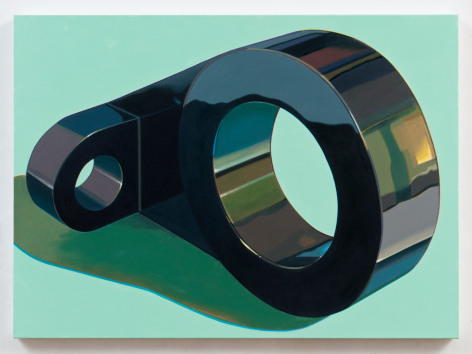 Robert Cottingham, Component IX, 2011, oil on canvas, 32 1/2 x 44 1/2 inches