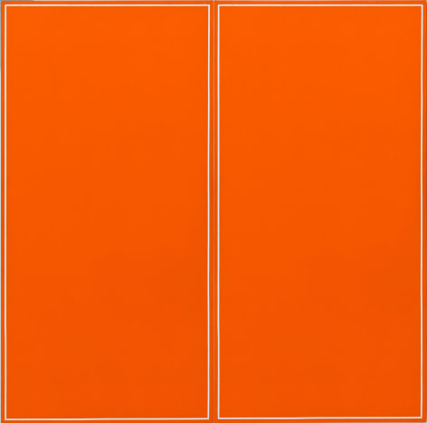 Ted Kurahara, Double Orange Over Yellow, 1984