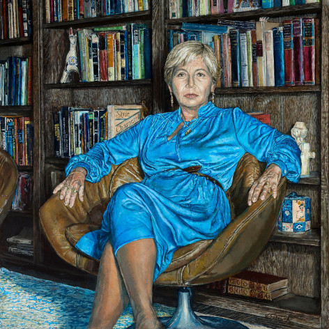 Shirley Gorelick, Tess in a Blue Dress (Dr. Tess Forrest), 1980