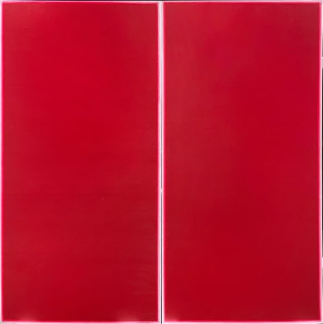 Ted Kurahara, Double Red Study for Savelli, 1982