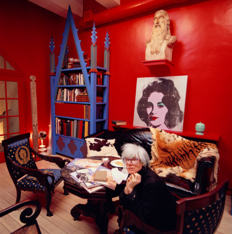 Tseng Kwong Chi, Warhol (Red Room with Liz), 1986