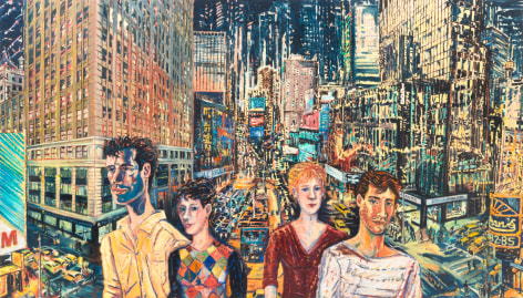Mimi Gross, So Long, Times Square, 1982&ndash;83