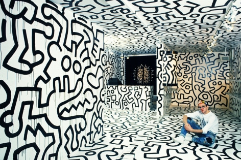 Tseng Kwong Chi, Keith Haring, Pop Shop Tokyo,1988