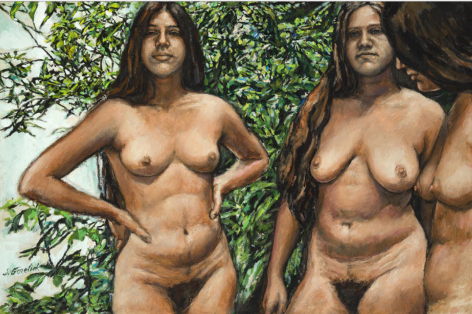 Shirley Gorelick, Untitled (Study for Three Sisters IV), c.1974