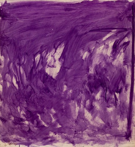 Pat Passlof, Purple Drawing, 1960