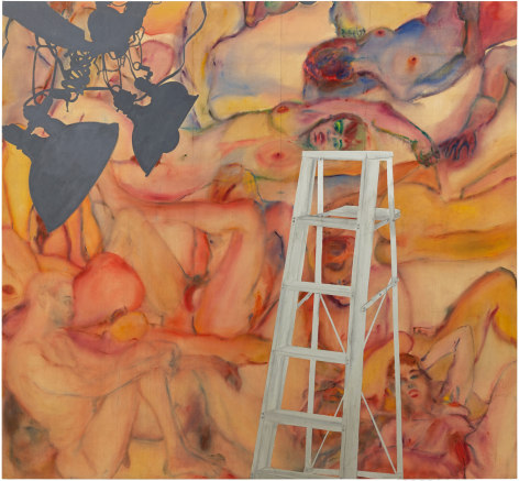 Martha Edelheit, Flesh Wall with Ladder, 1965