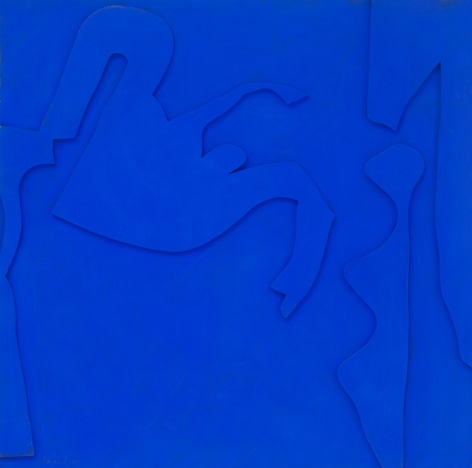 Perle Fine, Blue-Chips Blue #1, 1967
