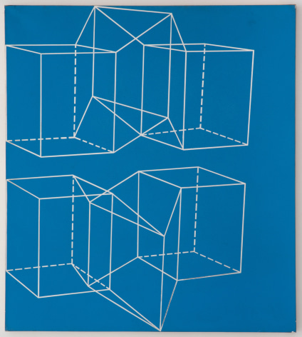 Miriam Schapiro, Mylar Series #2, 1970, acrylic on mylar, 47 1/2h x 42 1/2w in