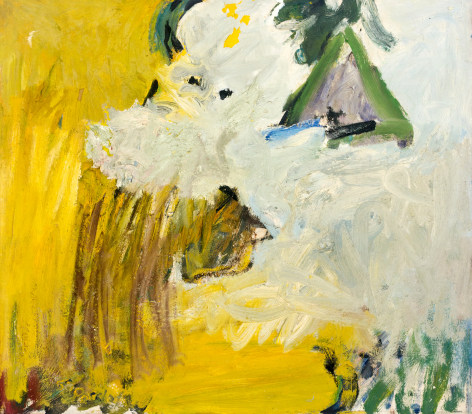 Pat Passlof, Yellow Landing, 1958