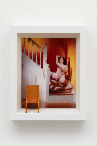 Laurie Simmons, Color Pictures/Deep Photos (Staircase/Orange Wall/Chair), 2007&ndash;2022