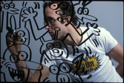 Tseng Kwong Chi, Keith Haring, Bad Boy, Bordeaux, France, 1985, 2014