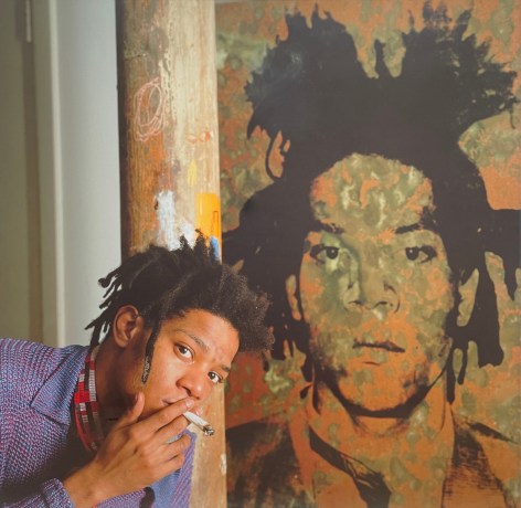 Tseng Kwong Chi, Basquiat Smoking Joint, 1987