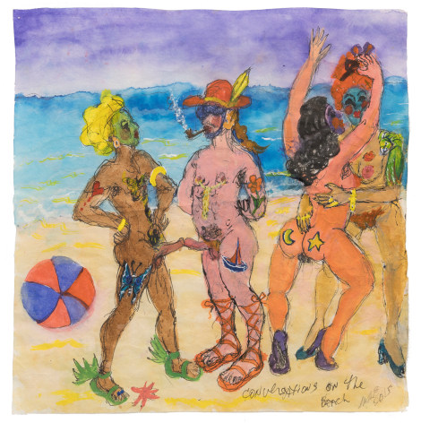 Martha Edelheit, Conversations on the Beach, 2015